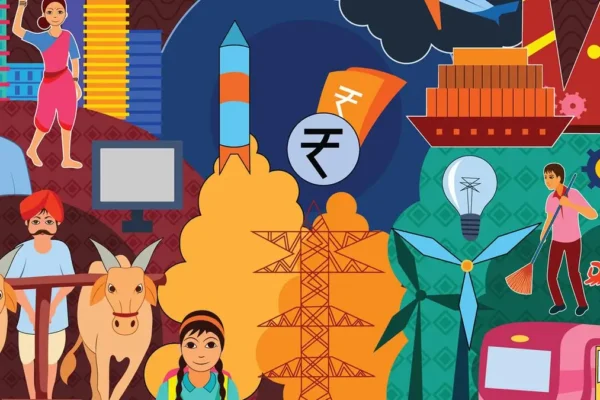 Which states led the manufacturing and services activities in FY25?